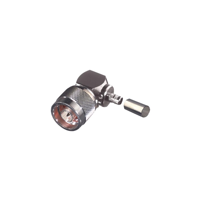 Conector N macho en A/R de anillo plegable para cables RG-8/X, LMR-240.