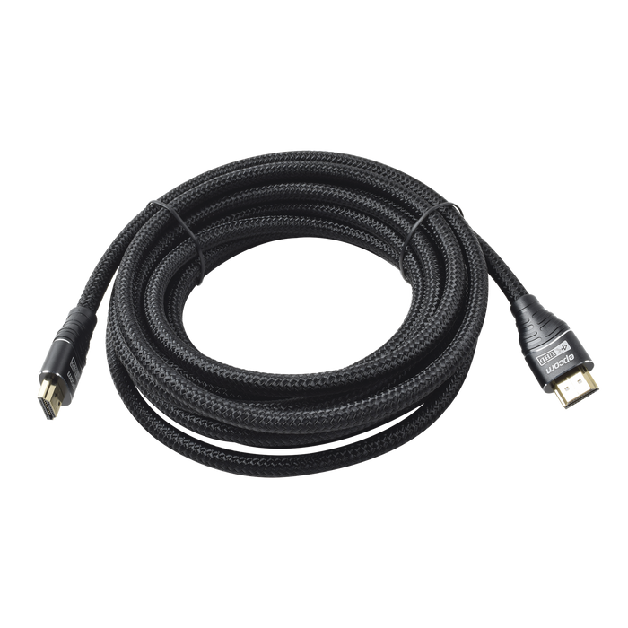 Cable HDMI versión 2.0 redondo de 5m (16.4 ft) optimizado para resolución 4K ULTRA HD