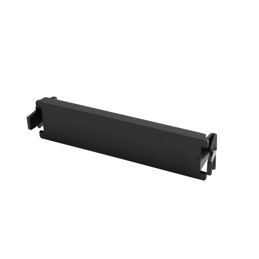 Placa adaptadora Quick-Pack, Ciega, Color Negro