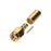 Conector SMA Macho Inverso de Anillo Plegable para Cables 9258, RG-8/X, LMR-240, Oro/Oro/Teflón.