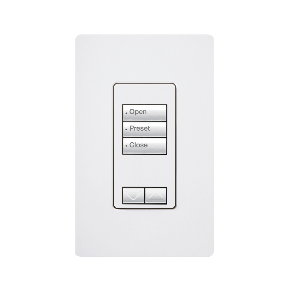 Teclado seetouch 3 botones, 2 botones subir/bajar, programe escenas diferentes en cada botón.