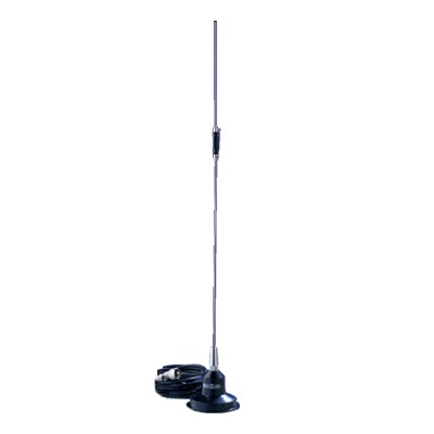 Antena móvil UHF, 450-470 MHz, 5.2 dB, montaje magnético, conector UHF Macho