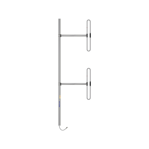 Antena SINCLAIR de 2 Dipolos, 138-174 MHz, 5 dB, N Macho.