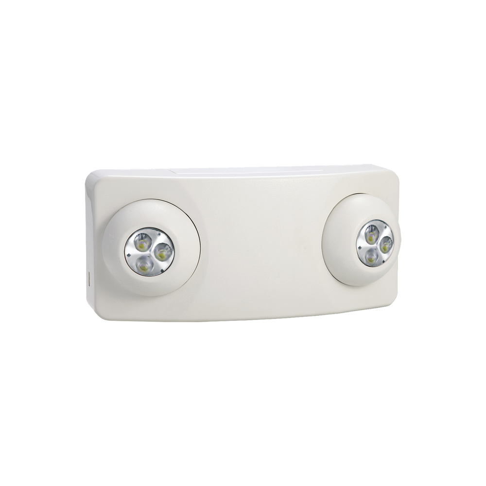 Luz DUAL LED de Emergencia/350lm/Uso Rudo/Montaje en pared o Techo/Batería de Respaldo Incluida