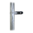 Aislador de paso o esquina con abrazadera incluida de 33-38mm para uso en tubería de malla ciclónica.