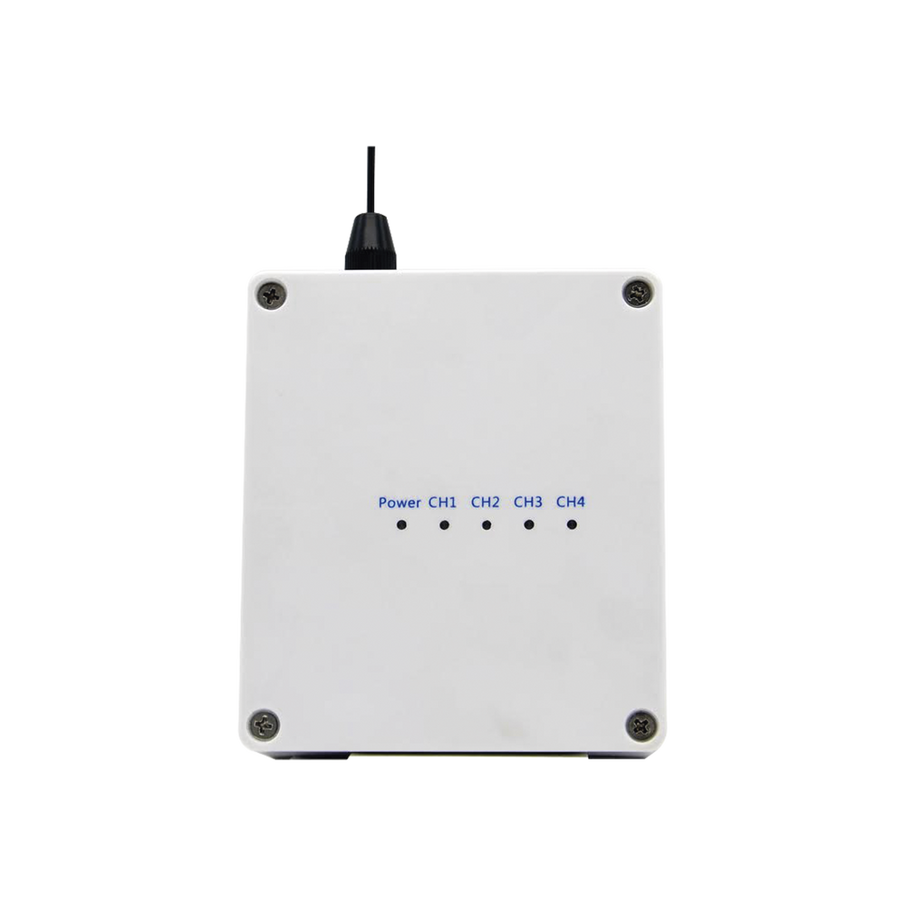 Transmisor inalámbrico / Entrada de 2 contactos secos NA / Distancia máxima de transmisión 2500 metros (Linea de vista)
