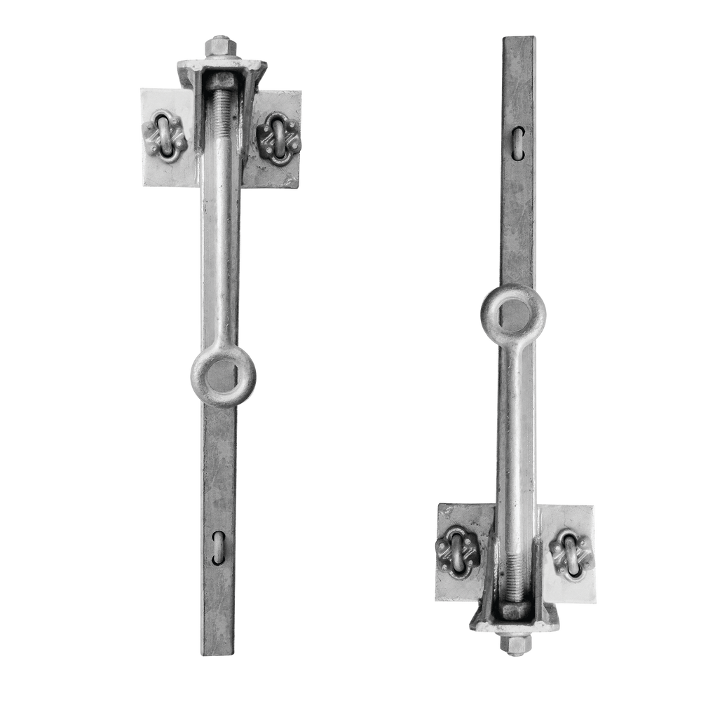 Par de Herrajes para sujeción de línea de vida para STZ60G.