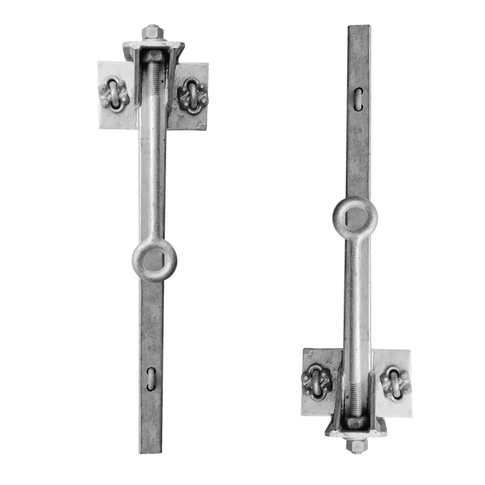 Par de Herrajes para sujeción de línea de vida para STZ90G.