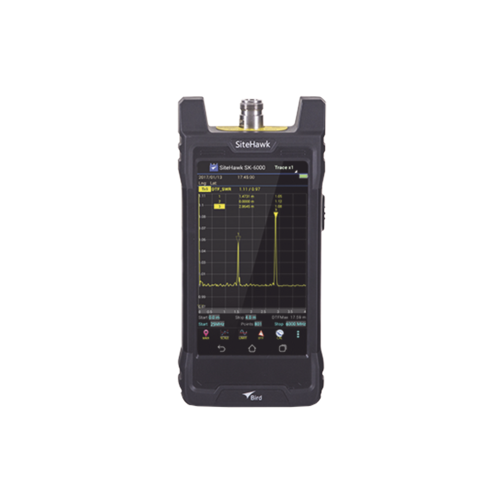 Analizador de Sitio SITEHAWK para Antena y Cable, 1-6000 MHz.