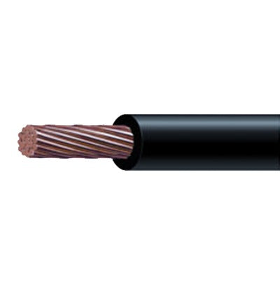 Cable 8 awg color negro,Conductor de cobre suave cableado. Aislamiento de PVC, autoextinguible. BOBINA 100 MTS