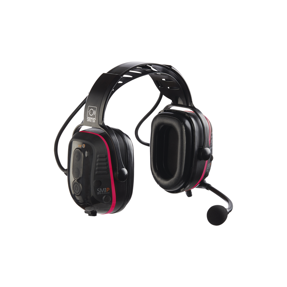Audífonos inteligentes de diadema de uso rudo intrinsecamente seguros para radios de 2 vías.