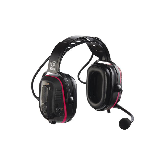 Audífonos inteligentes de diadema de uso rudo intrinsecamente seguros para radios de 2 vías.