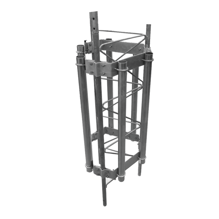 Herraje para 6 antenas sectoriales compatible con tramo STZ45G.