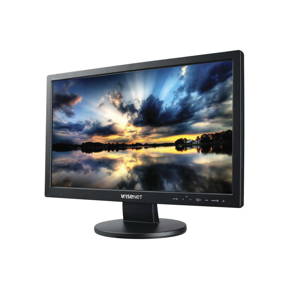 Monitor Profesional FULL HD LED de 22" ideal para Videovigilancia / Uso 24/7 / Resolución 1920x1080 / Entradas de video HDMI, DVI, VGA y BNC.