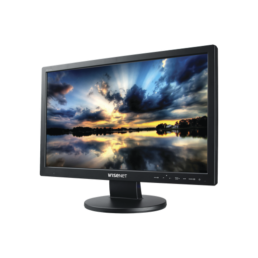 Monitor Profesional FULL HD LED de 22" ideal para Videovigilancia / Uso 24/7 / Resolución 1920x1080 / Entradas de video HDMI, DVI, VGA y BNC.