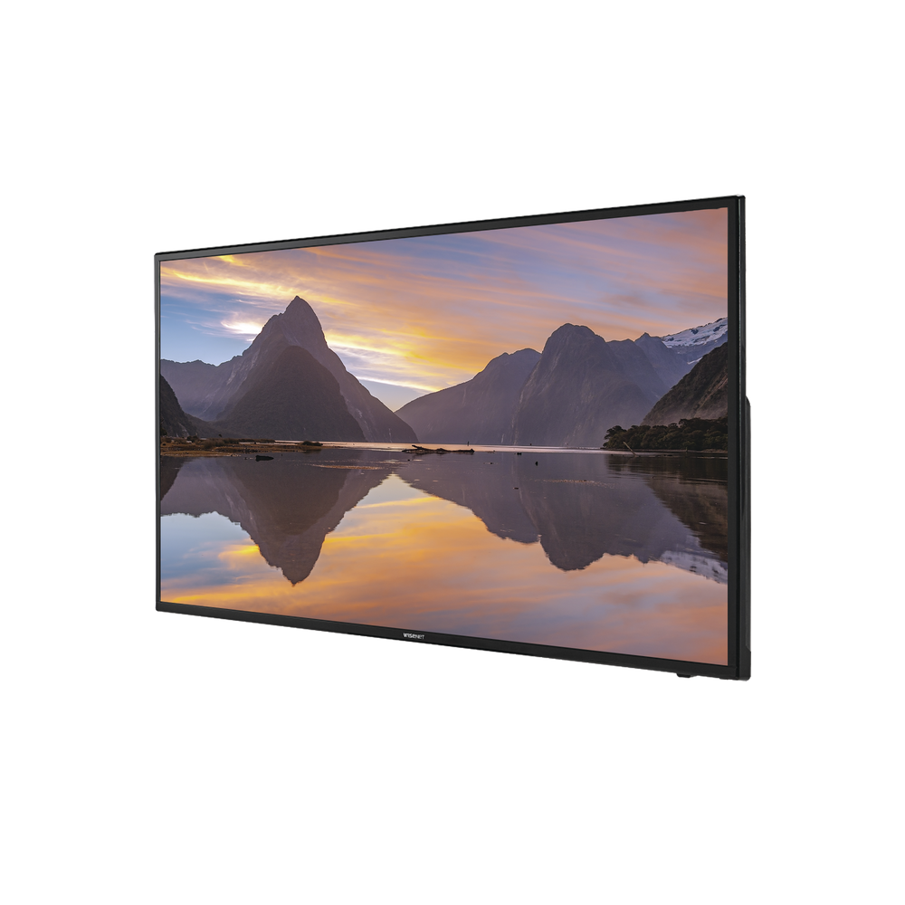 Monitor Profesional LED de 40" ideal para Videovigilancia / Uso 24/7 / Resolución FULL HD 1920 x 1080 / Entradas de video HDMI, DVI, VGA y BNC.