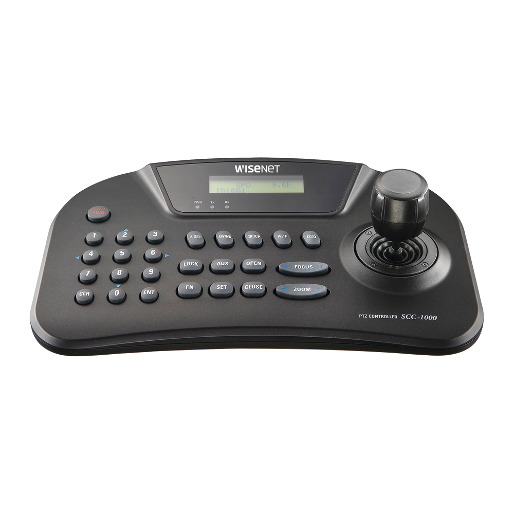 Controlador PTZ RS-485 de hasta 255 domos, joystick de 3 ejes