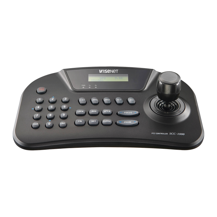 Controlador PTZ RS-485 de hasta 255 domos, joystick de 3 ejes