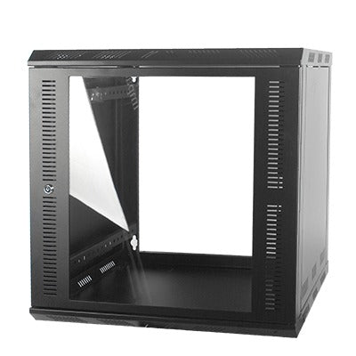 Gabinete para Montaje en Pared Cuerpo Fijo con Rack 19" de 12 Unidades