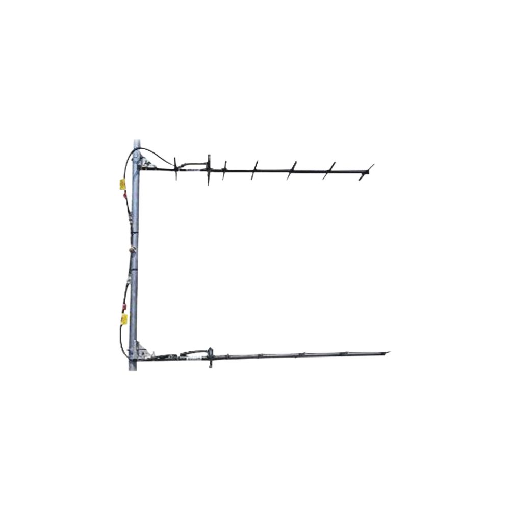 Antena Yagi Doble Direccional de 7 elementos, 403-430 MHz, 12.5 dB, 27 MHz, 250 Watt, N Hembra.