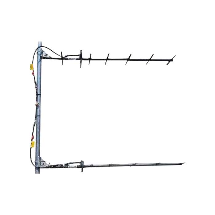 Antena Yagi Doble Direcional de 7 elementos, 403-430 MHz, 12.5 dB, 27 MHz, 250 Watt, N Macho.