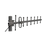 Antena Yagi Anodizada en Negro 340-366 MHz, 7 Elementos, 10 dB de Ganancia, 250 Watt, N Macho.