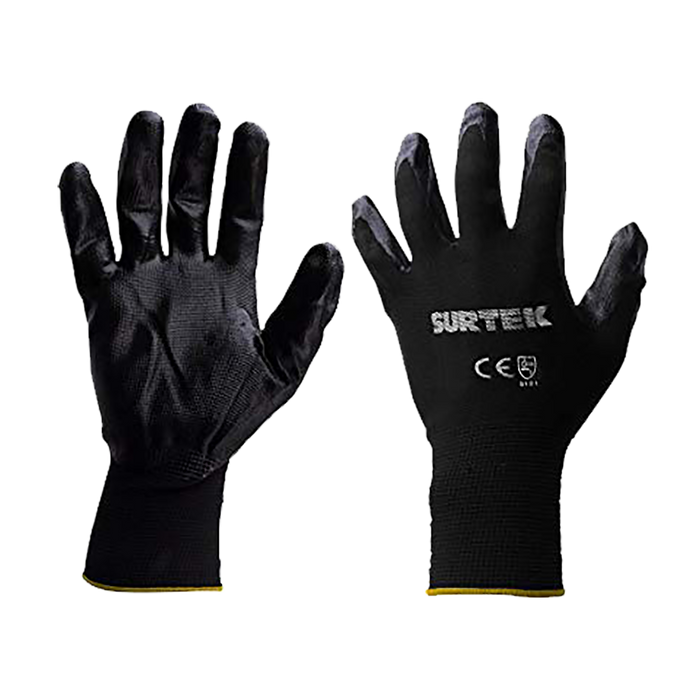 Guantes de Nylon con recubrimiento de nitrilo talla grande