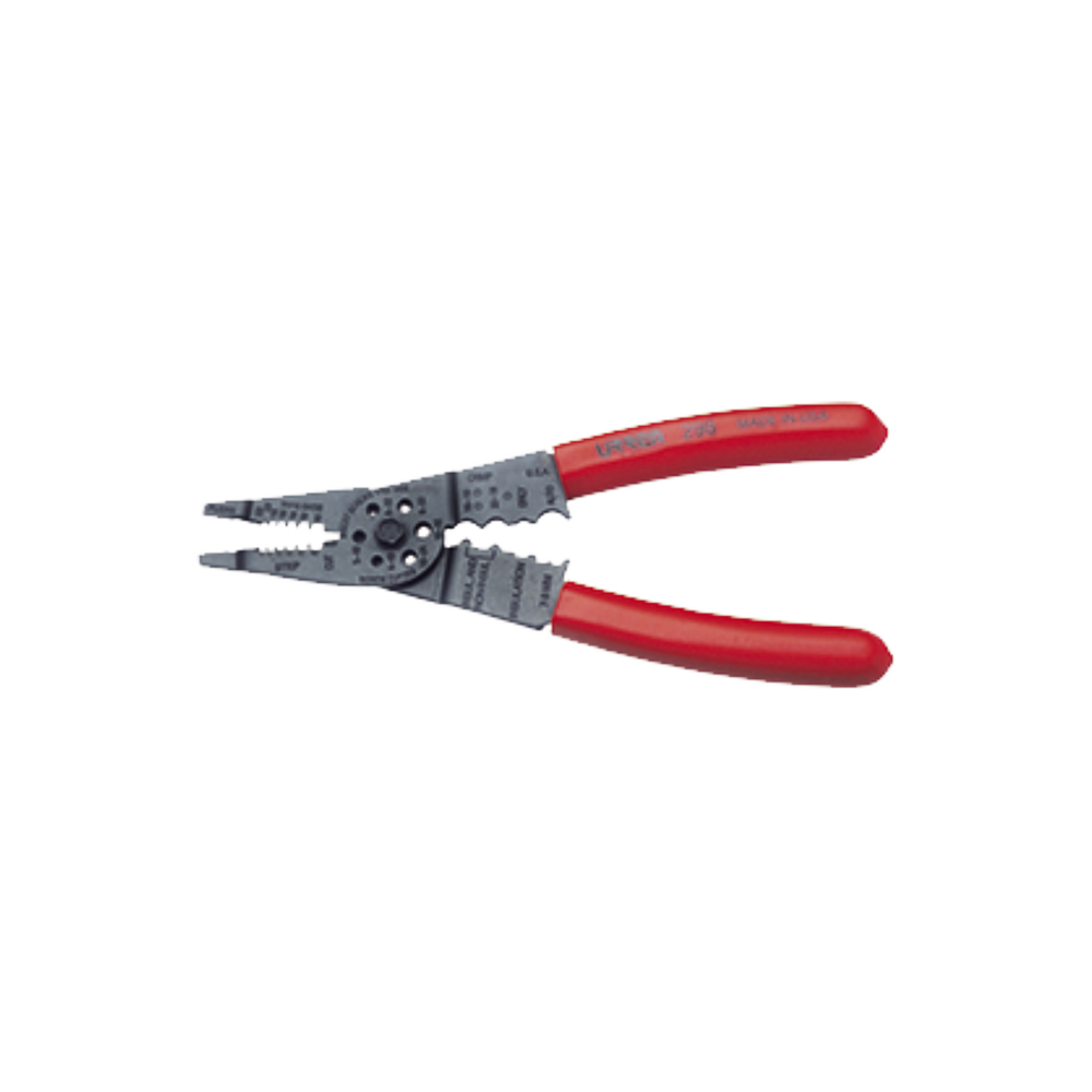 Pinza pelacable 10-22AWG 8-1/4" con poncha terminales y corta tornillos