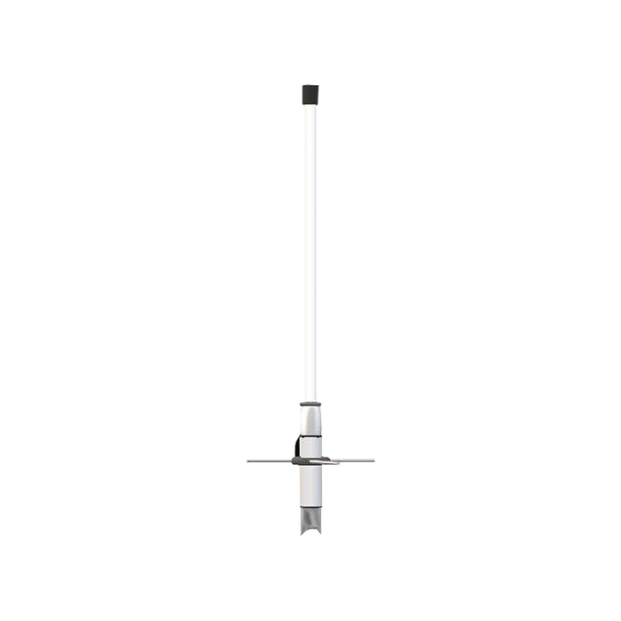 Antena Base UHF Omnidireccional de Fibra de Vidrio de 6 dB, Rango de Frecuencia 440 - 450 MHz, 250 Watts.