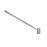 Poste con altura de 1m para cercos eléctricos/ Incluye base multiposicion fabricado 100% con acero galvanizado con 5 aisladores de paso