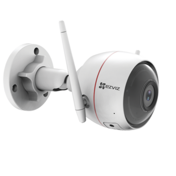 Cámara Bala IP 2 Megapixel / WiFi / Lente 2.8 mm / 30 mts IR / Grabación en la Nube / Audio de Dos Vías / IP66 / Luz Blanca Integrado / Sirena Integrada / H.264