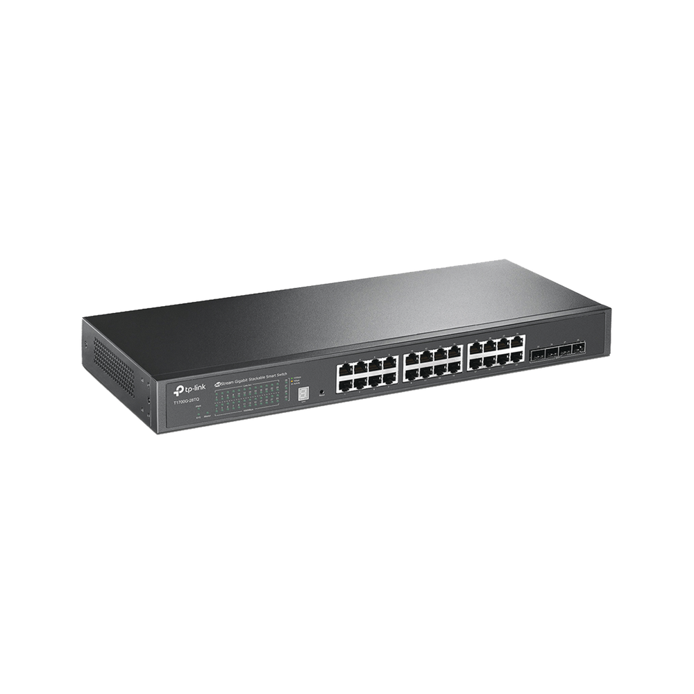 Smart Switch JetStream apilable Gigabit administrable Capa 2, 24 puertos 10/100/1000 Mbps + 4 puertos SFP+