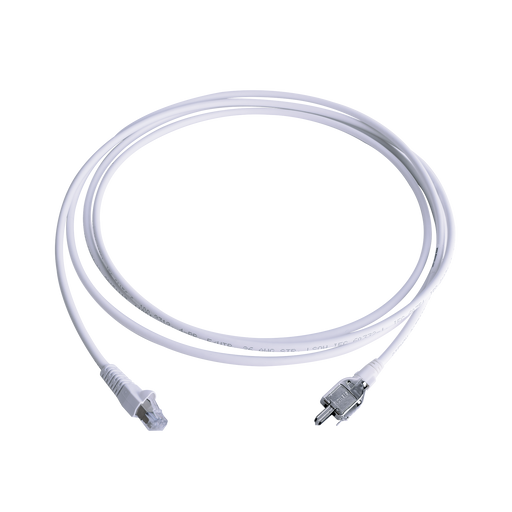 Patch Cord TERA Cat5e 10/100BASE-T, de 2 pares y conector modular, LS0H, Color Blanco, 2 metros