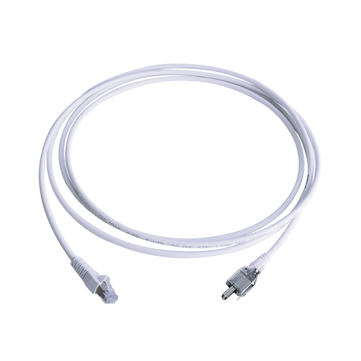 Patch Cord TERA Cat5e 10/100BASE-T, de 2 pares y conector modular, LS0H, Color Blanco, 3 metros