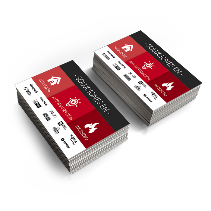 Tarjetas de Presentación Intrusión y Automatización (Paquete de 200 tarjetas)