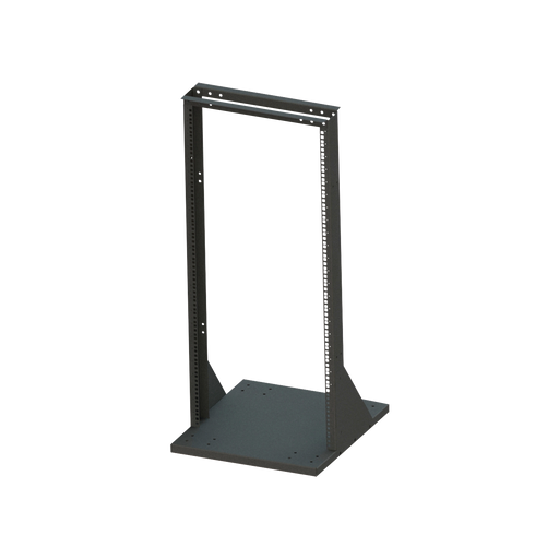 Bastidor Rack de 19 x 72 Pulgadas con Base Extendida para montaje de equipo.