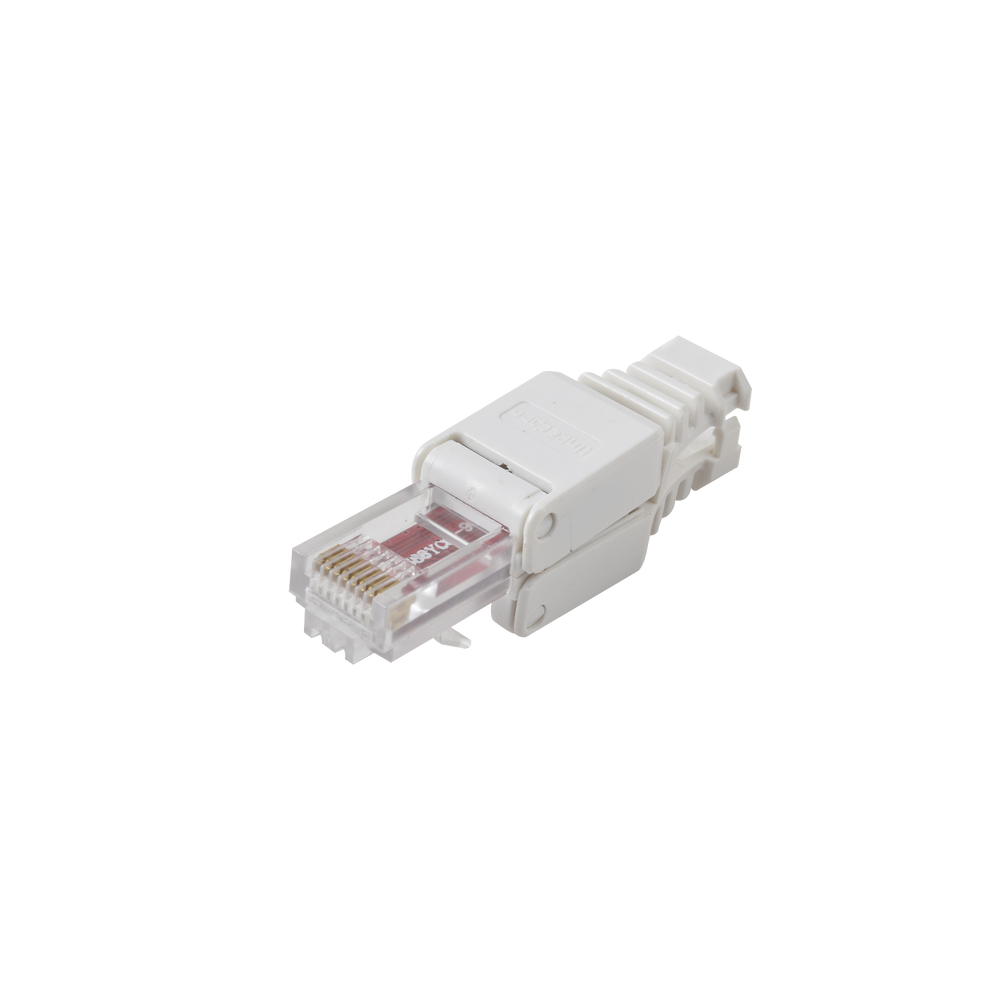 Conector de red RJ45 para cable CAT6 SIN USO DE HERRAMIENTAS