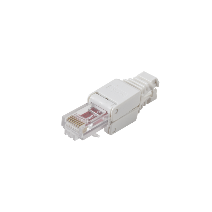 Conector de red RJ45 para cable CAT6 SIN USO DE HERRAMIENTAS