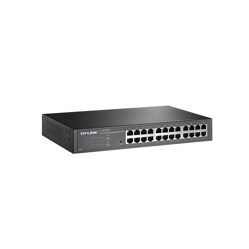 Switch Gigabit no administrable de 24 puertos 10/100/1000 Mbps para escritorio/rack