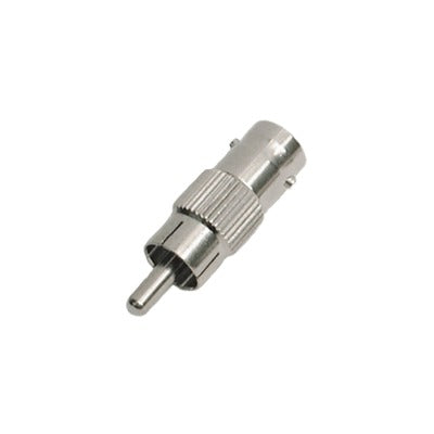 Conector adaptador BNC para cable coaxial RG59/RG6 hembra a cable de audio RCA macho