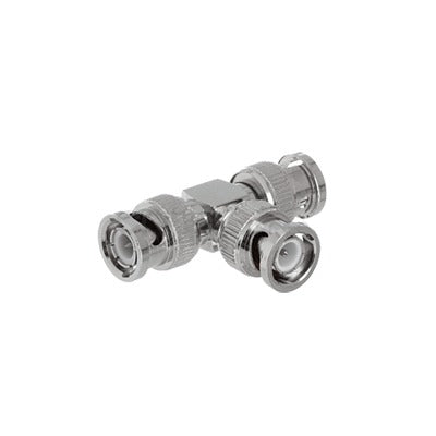 Conector Triple BNC macho para conectores RG59/RG6