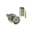 Conector BNC macho de 3 piezas para cable coaxial RG59/RG6