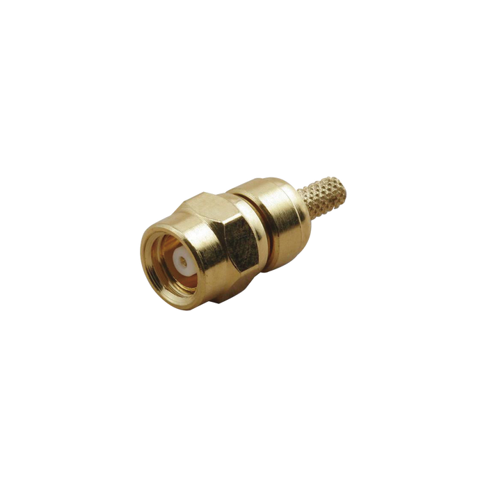 Conector SMC Macho de Anillo Plegable para cables RG-58/U LMR-195, RG-142/U.