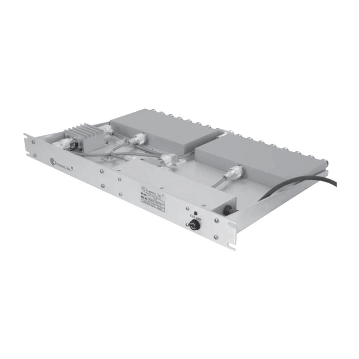 Multiacoplador Compacto 50-512 MHz, 400 MHz de Ancho de Banda, 1 UR para 16 puertos.