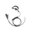 Micrófono de Solapa con Audífono Ajustable al oído. para radios Motorola GP900, HT1000, XTS2000/ 2250/ 2500/ 3000/ 3500/ XTS5000 / 5300