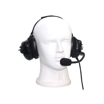 Auriculares con orejeras acolchonadas de gel con micrófono flexible con cancelación de ruido para radios HYT TC-700,TC-610,TC-620,TC-620H,TC-510,TC-585,TC-550S,TC-518,TC-580,TC-446S,TC-508,PMR446