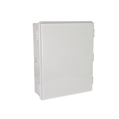 Gabinetes NEMA, cuerpo gris, cubierta gris para interior y exterior (400 x 500 x 160 mm), incluye panel