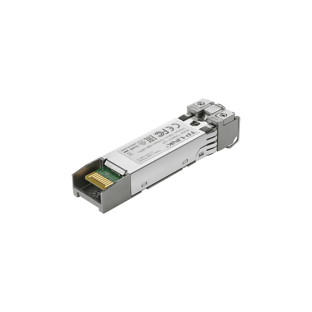 Transceptor mini-GBIC SR-SFP+ duplex Monomodo 10 G base, Distancia hasta 10 Km, conector LC