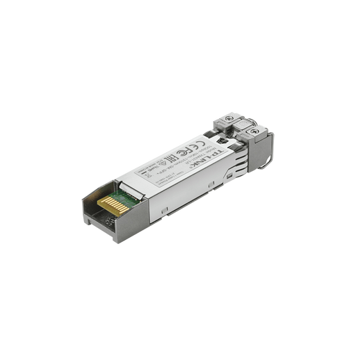 Transceptor mini-GBIC SR-SFP+ duplex Monomodo 10 G base, Distancia hasta 10 Km, conector LC