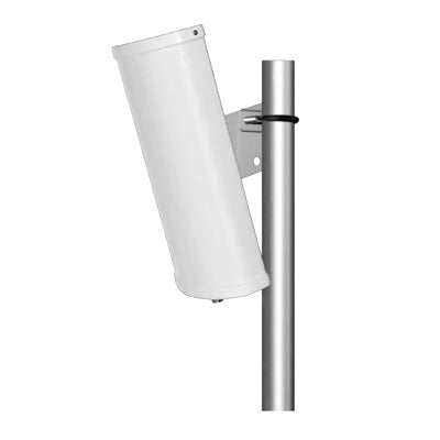 Antena Sectorial de 90°, rango de frecuencia de (2.4 GHz), ganancia 12 dBi, conector N-Hembra